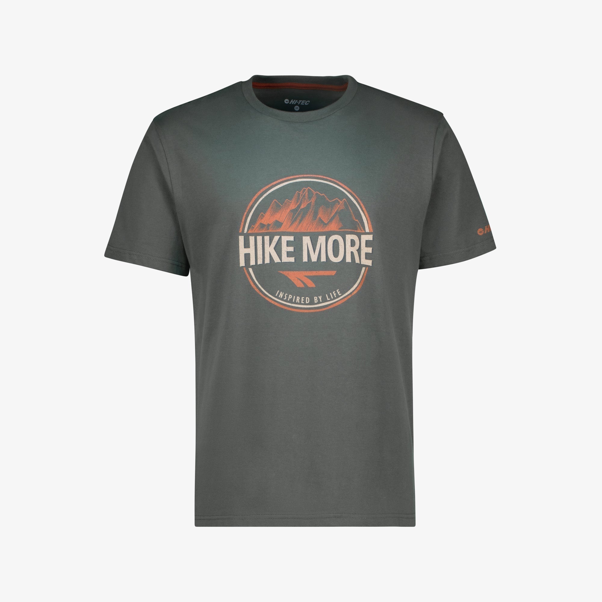 Hi-Tec Men's Hike More Breathable Cotton T-Shirt for Outdoor Adventures