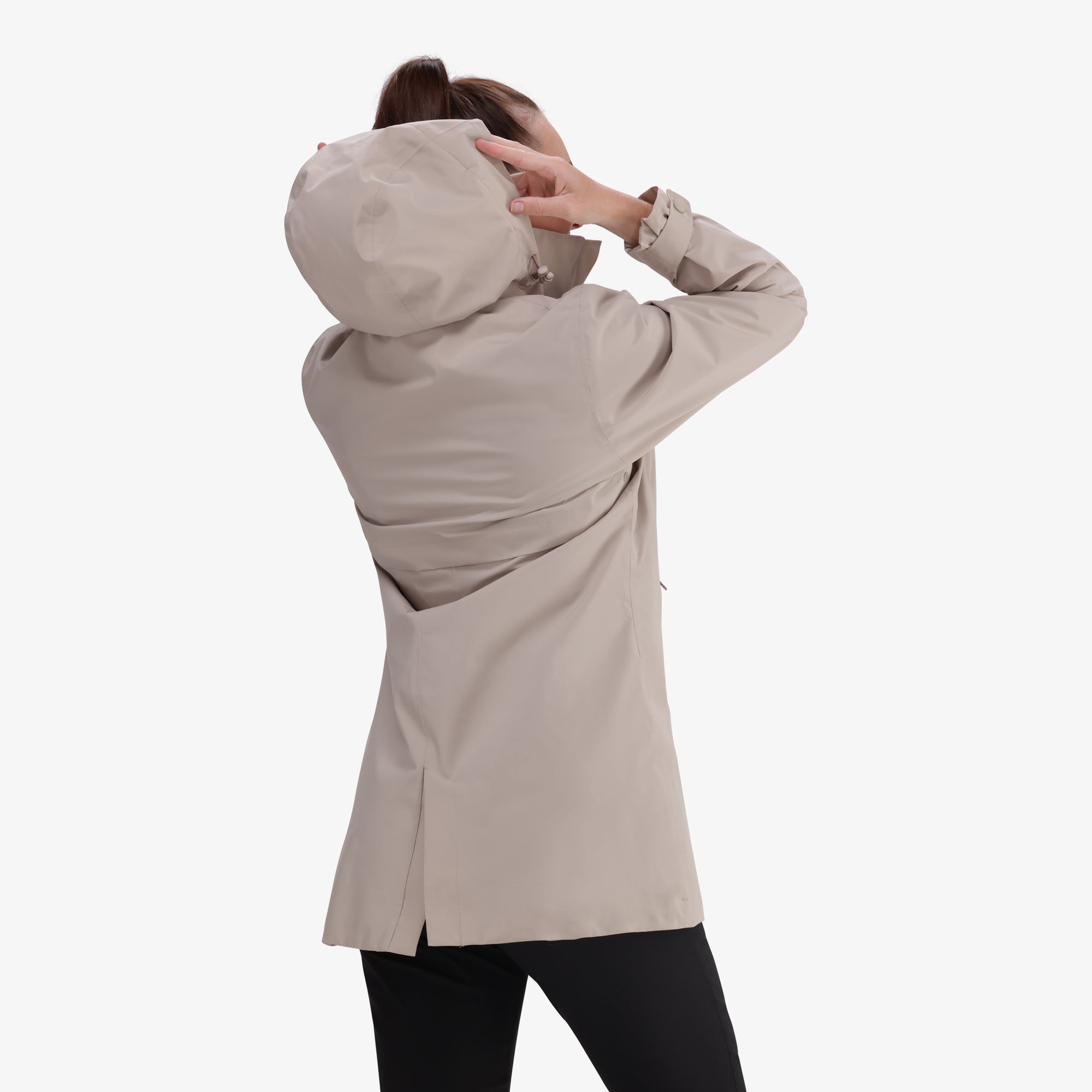 Hi-Tec Women's Waterproof Parka Jacket with Taped Seams and Hood