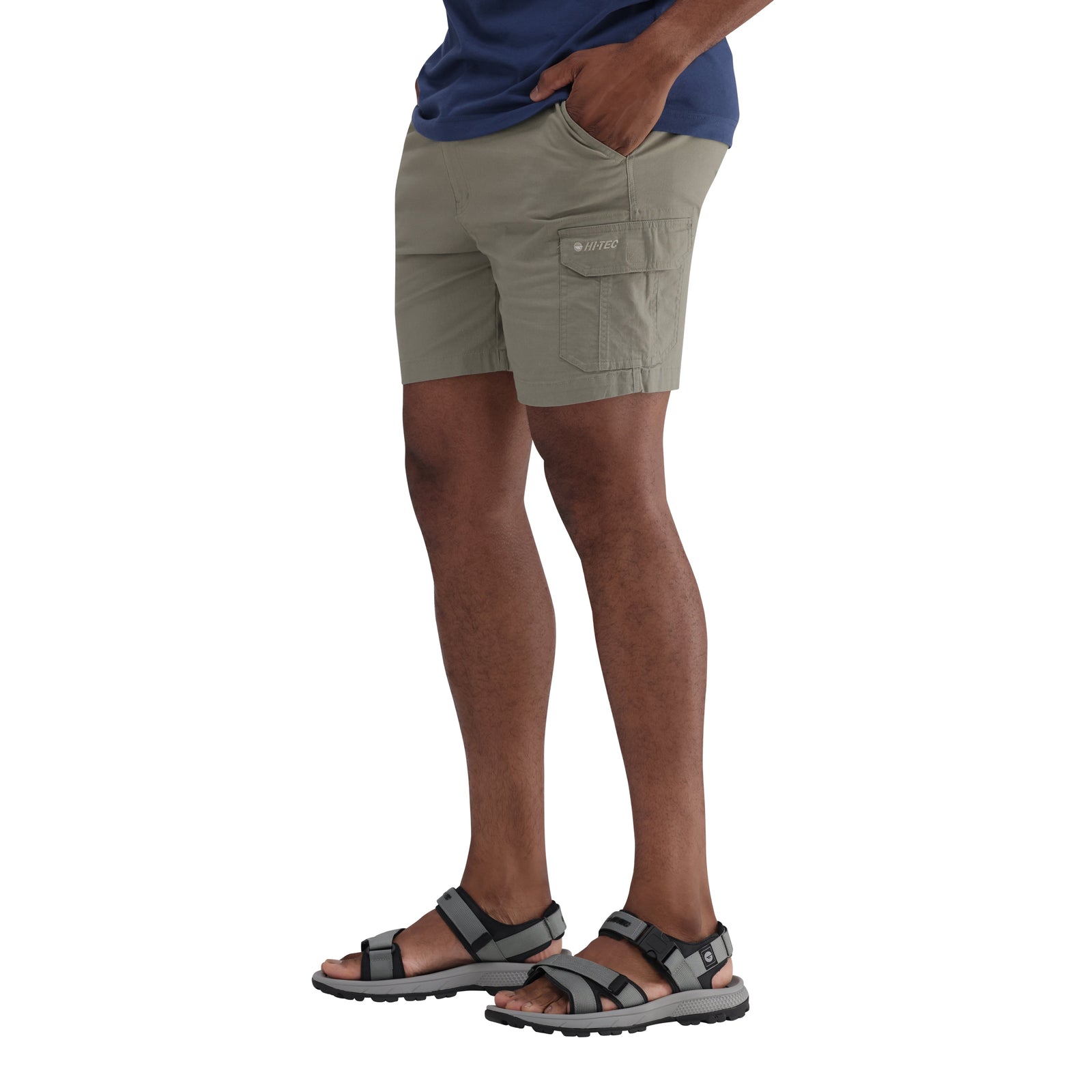 Hi-Tec Ranger Men's Durable Cotton Cargo Shorts: Ultimate Comfort & Storage