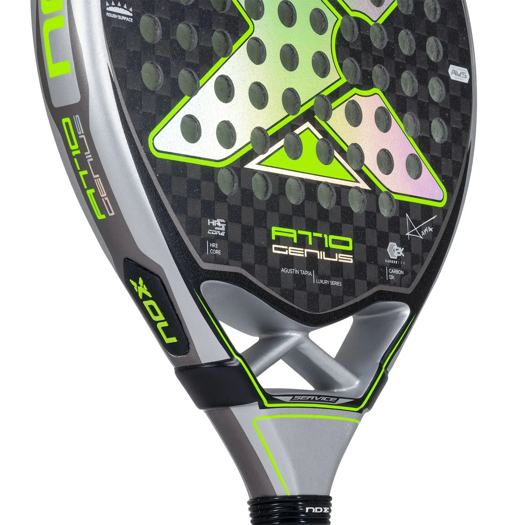 Nox AT10 Luxury Genius Arena 2023 Padel Racket by Agustín Tapia-Heart