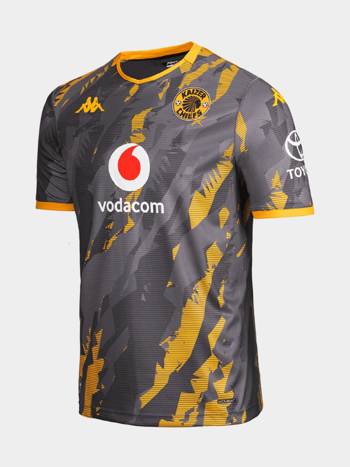 Official Kappa Youth Kaizer Chiefs Away 25/26 Grey Stadium Jersey