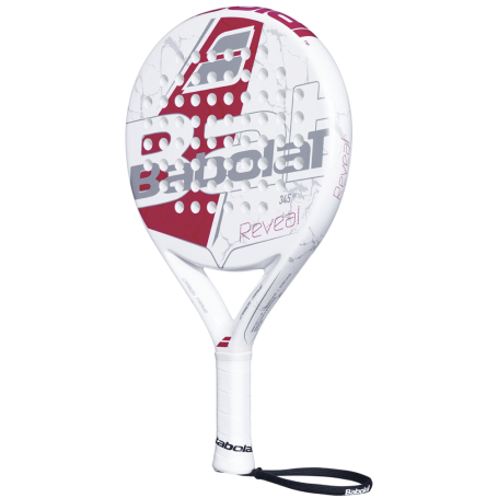 Babolat Reveal Padel Racket - White-Cover