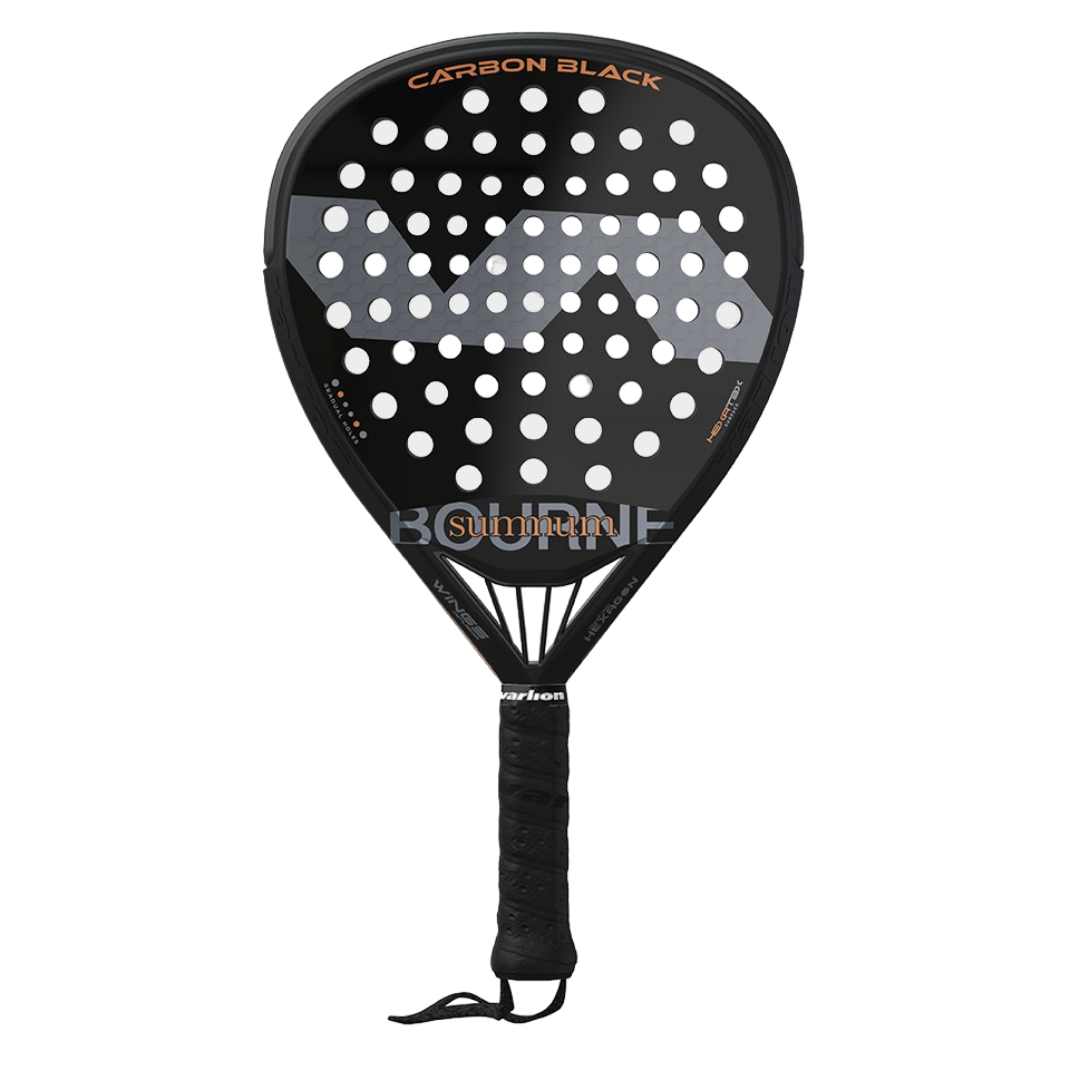 Varlion Bourne Summum Carbon Black Padel Racket-Cover