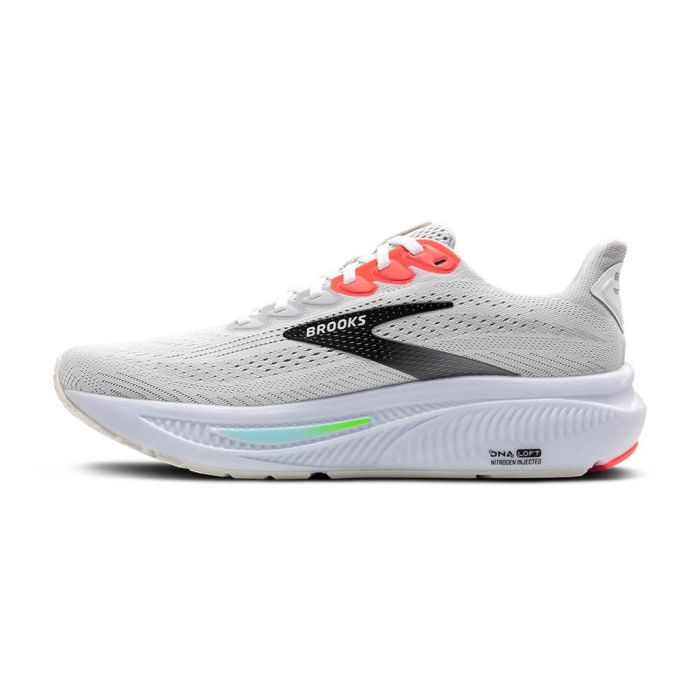 Brooks Ghost 17 White/Pink Clay/Gecko