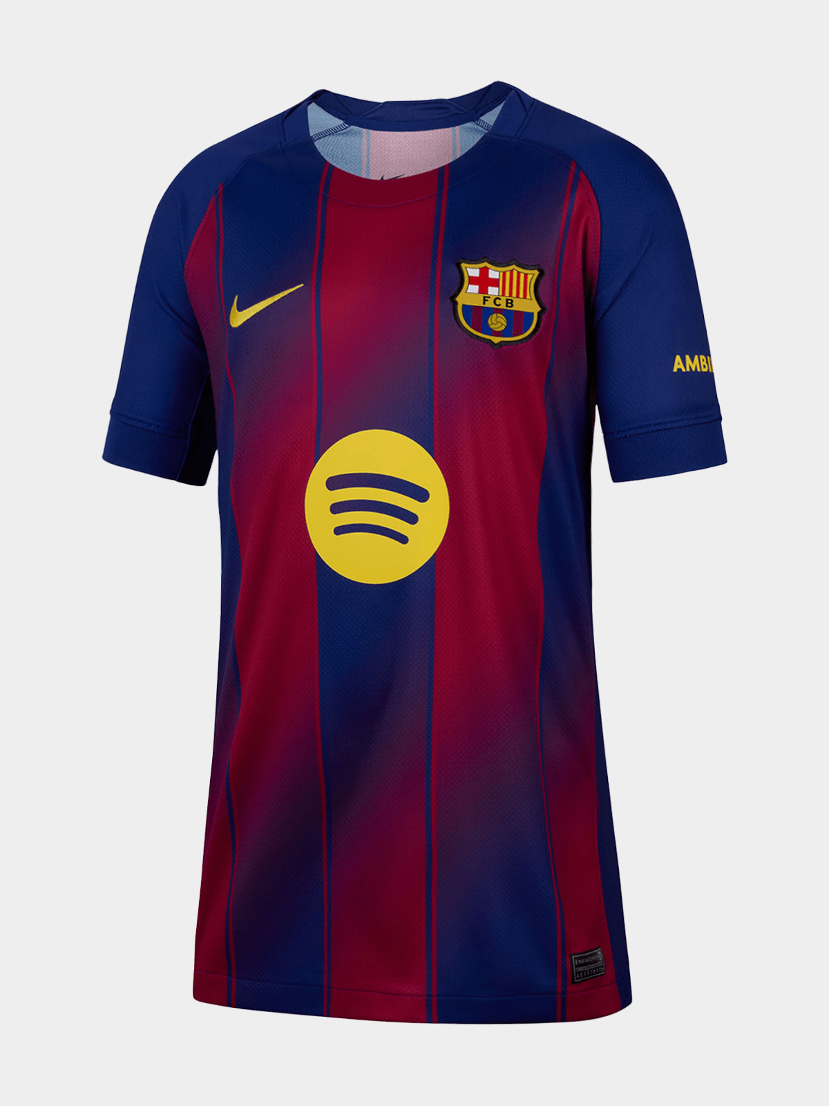 Nike Youth Barcelona Home 25/26 Dri-FIT Soccer Jersey - Blue/Red Stadium