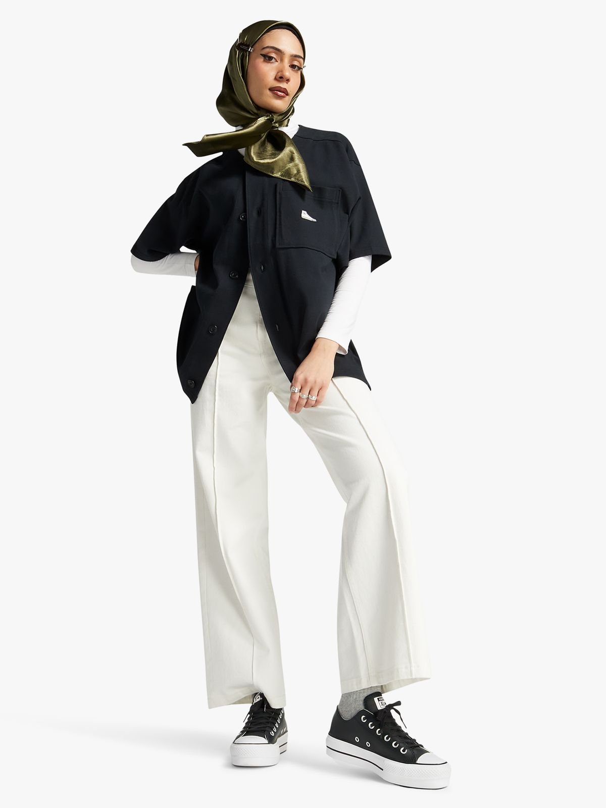 Elevated Women's Converse All Star Lift Leather Black Platform Sneakers for Modern Style