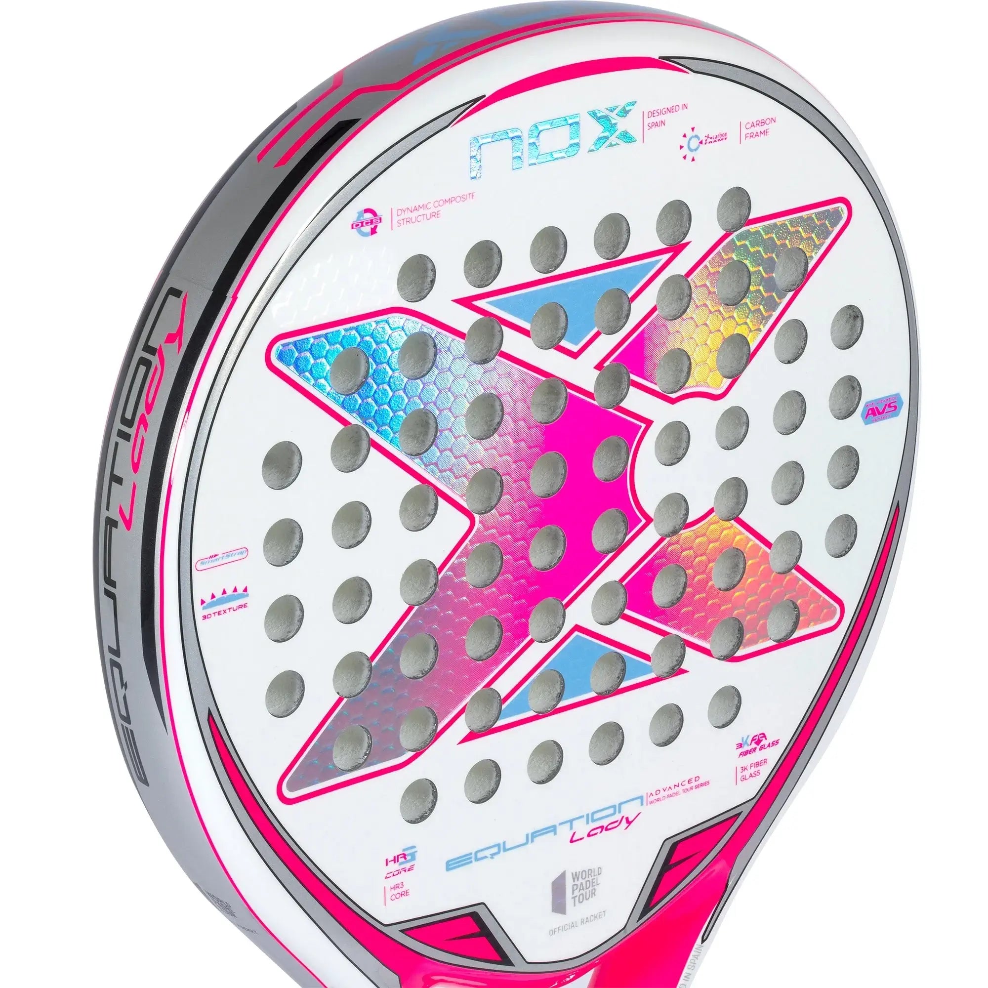 Nox Equation Lady Padel Racket 2023 - World Padel Tour Series-Face