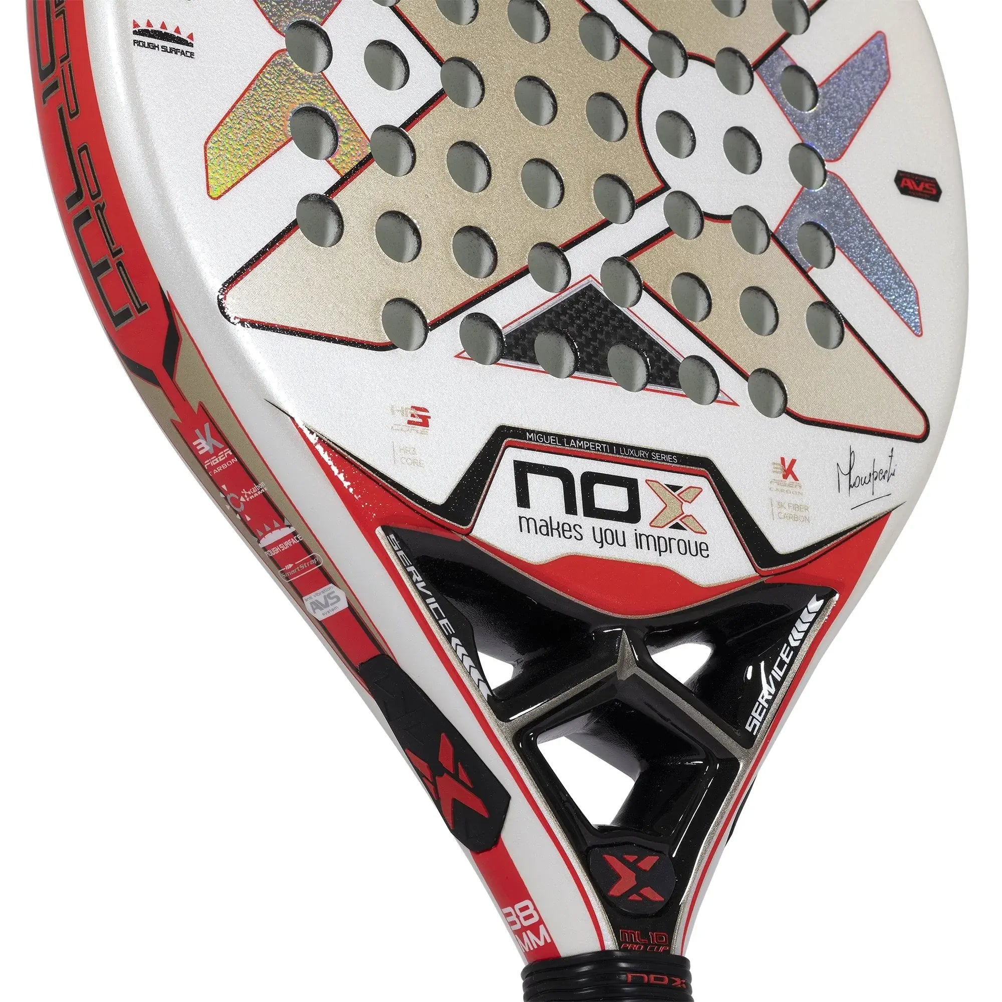 Nox ML10 Pro Cup Padel Racket 2023 - Luxury Series-Heart