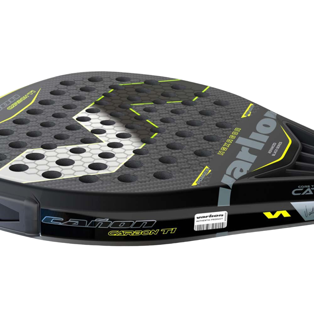 Varlion Canon Carbon Ti Diffusor Black Padel Racket-Zoom