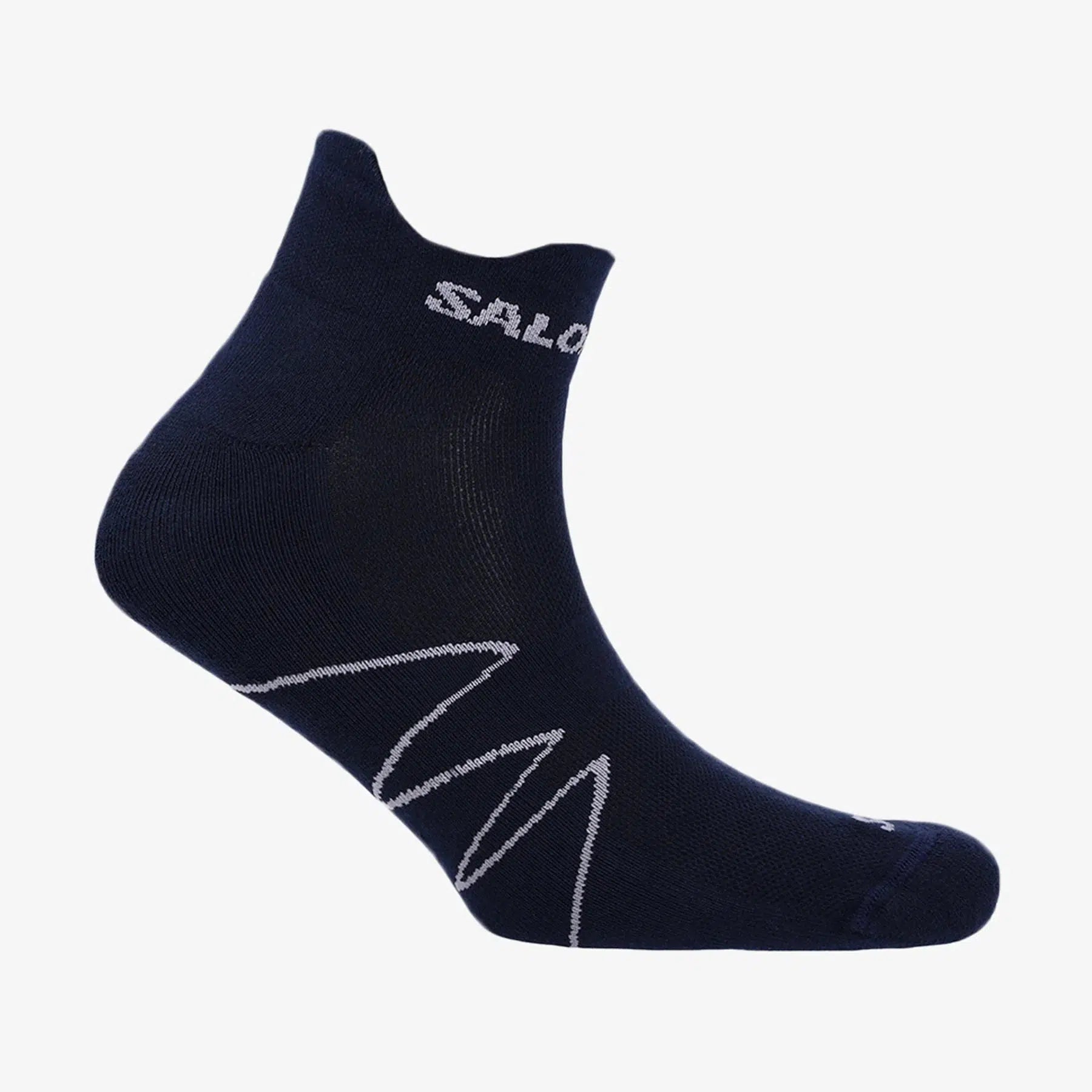 Salomon XA Sonic Performance Ankle Socks - Cushioned Comfort, Breathable Mesh